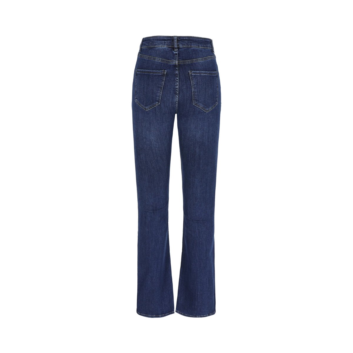 Jean bootcut avec taille haute dark blue, LOLALIZA