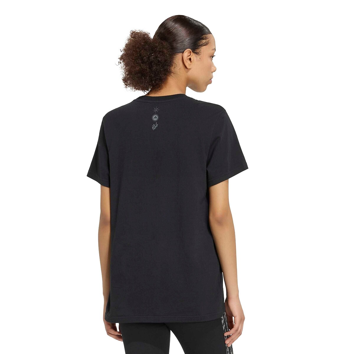 T-shirt manches courtes imprimé léopard noir, ADIDAS SPORTSWEAR