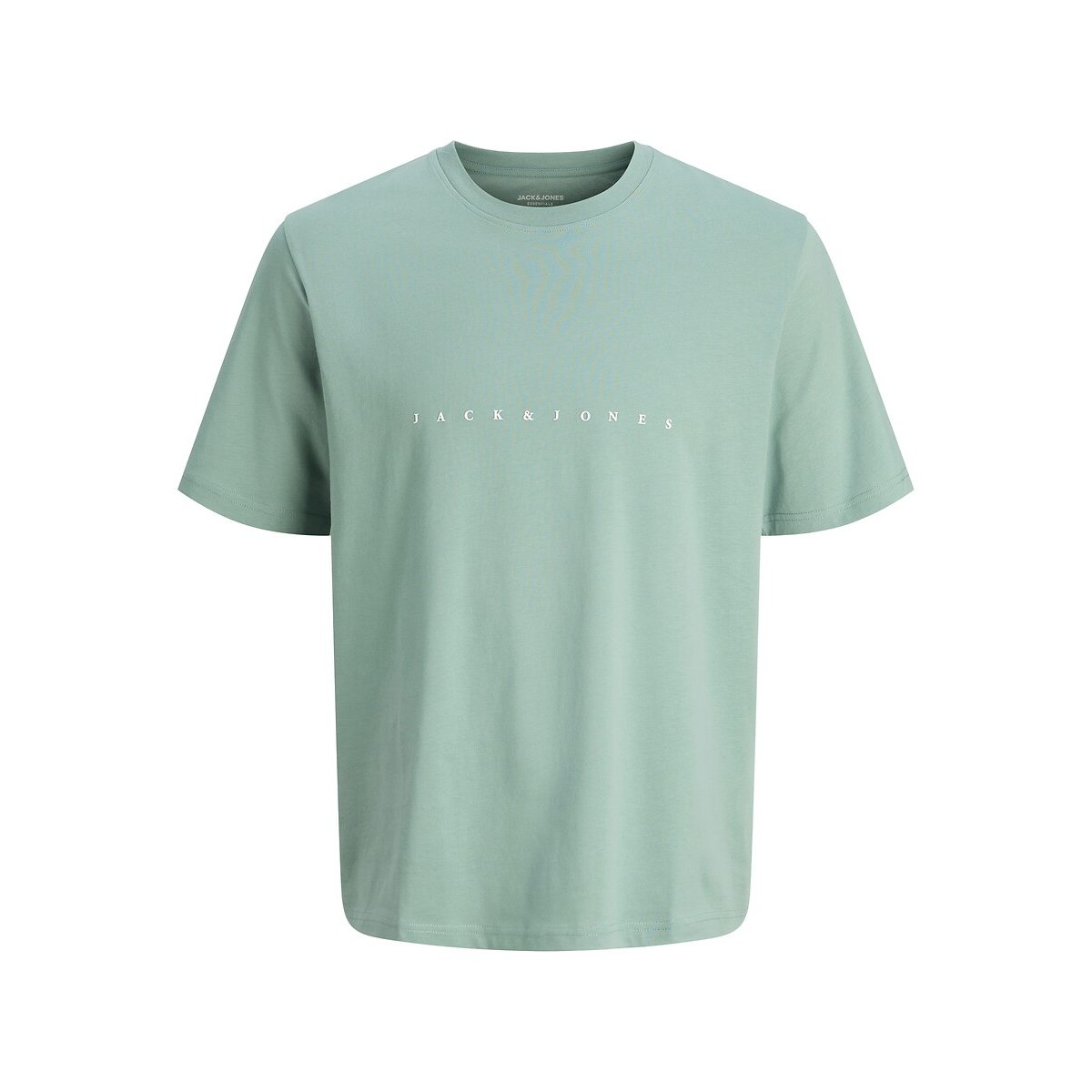 T-shirt maniche corte, logo davanti verde acqua, JACK & JONES JUNIOR