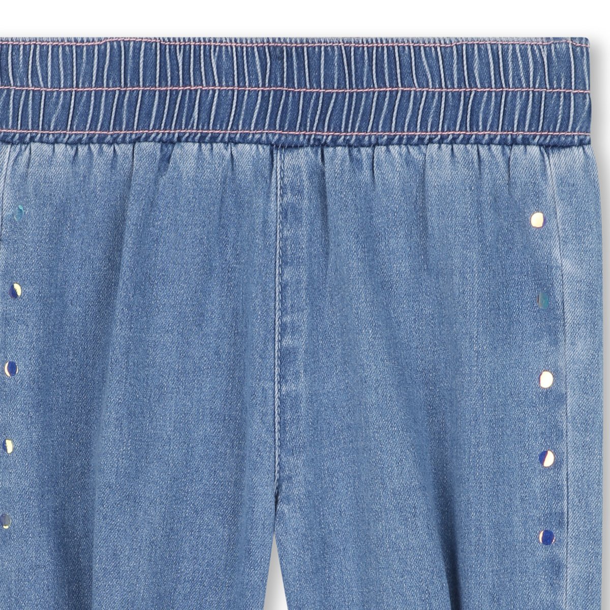 Pantalon en denim léger double stone+brossage, BILLIEBLUSH