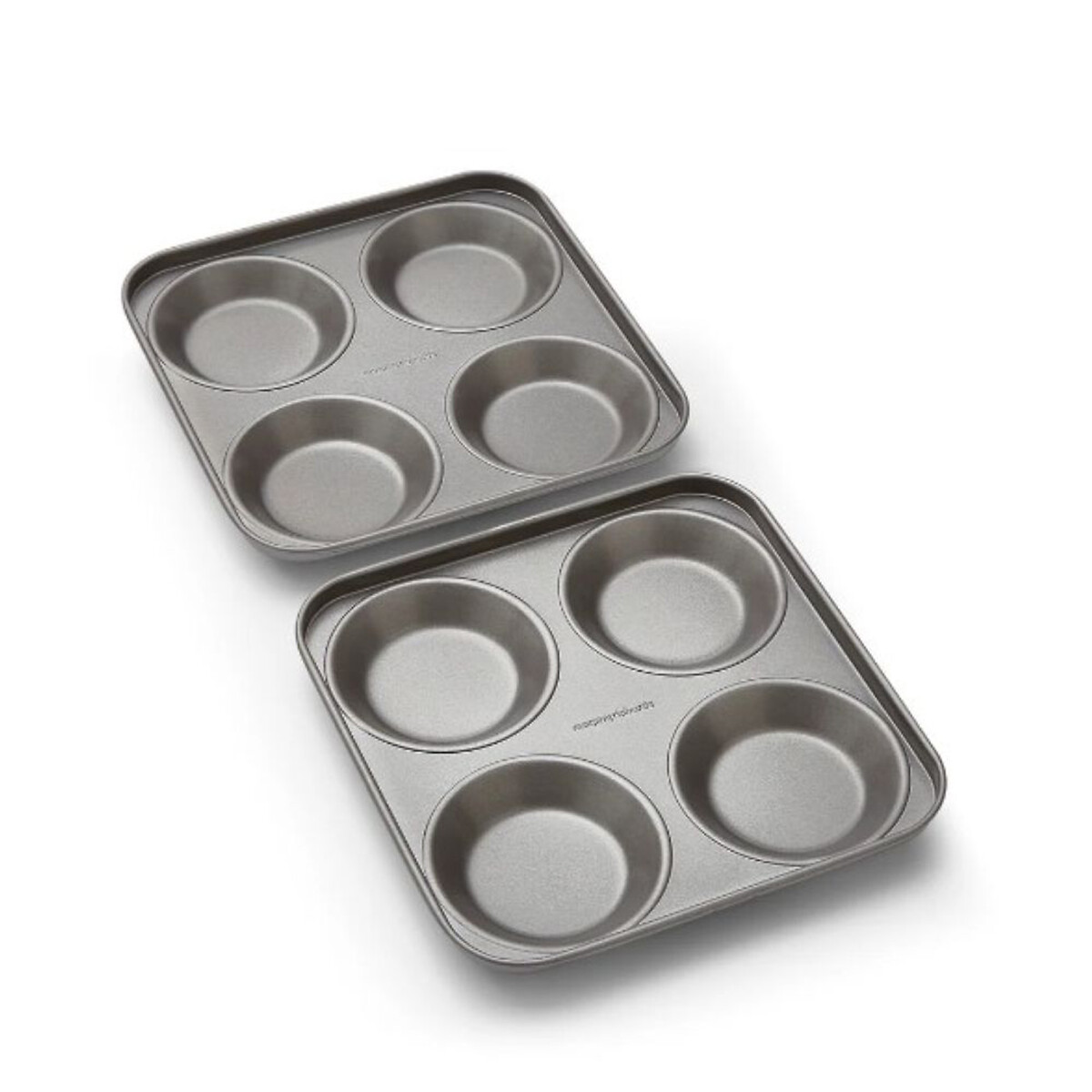 2-Piece 4-Cup Yorkshire Pudding Tray Set grey, MORPHY RICHARDS