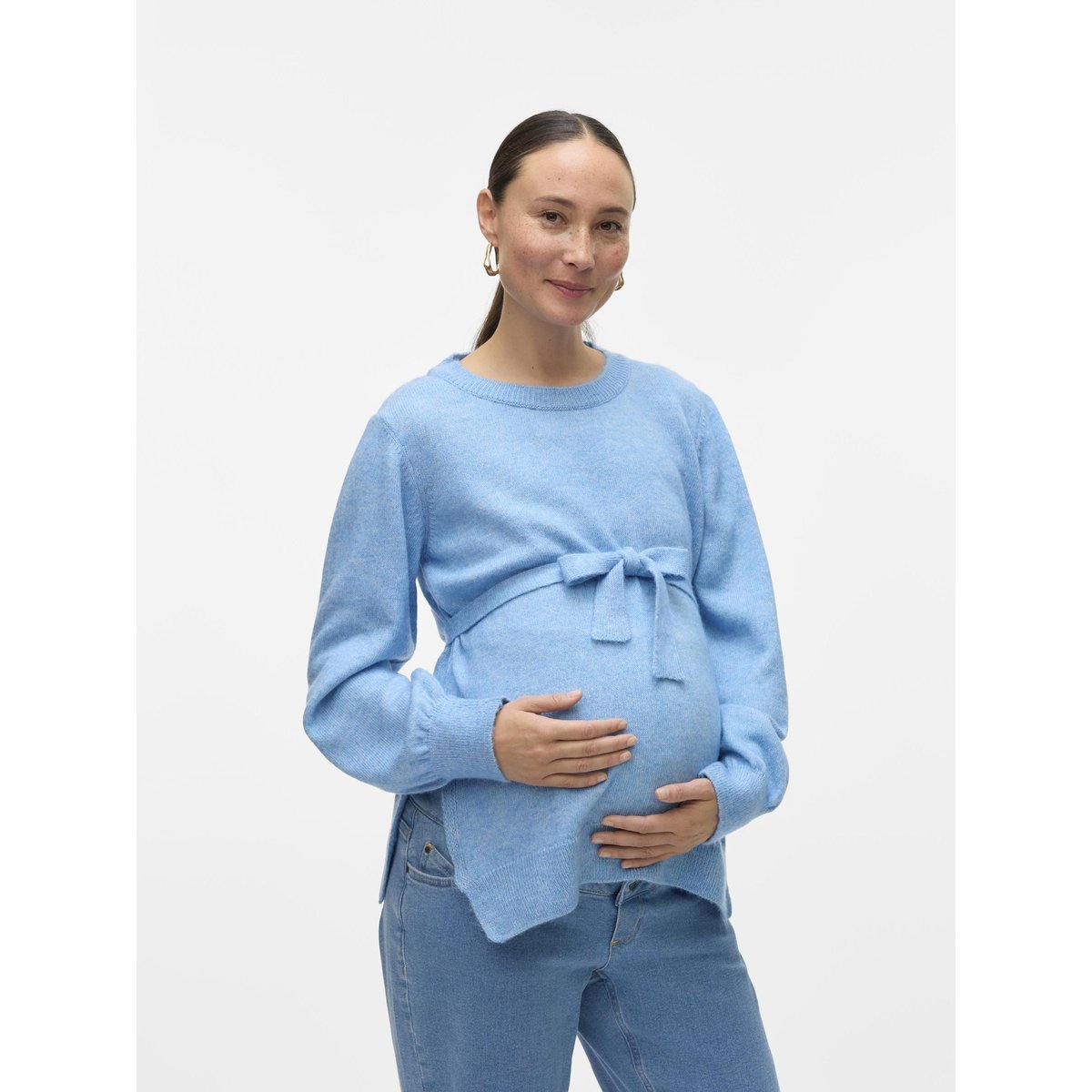 Pull En Maille blue bell, MAMA LICIOUS