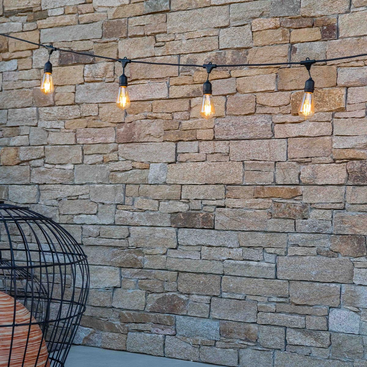 Guirlande lumineuse E27 MAFY LIGHT noir, LUMISKY