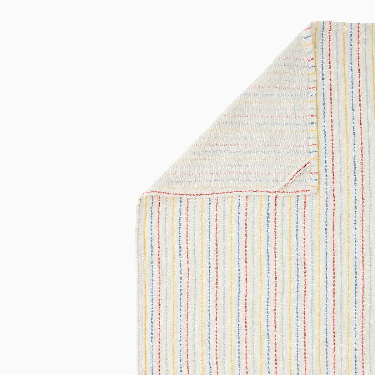 Torchon en gaze de coton rayé, 50x70cm, 100% coton multi co, MONOPRIX