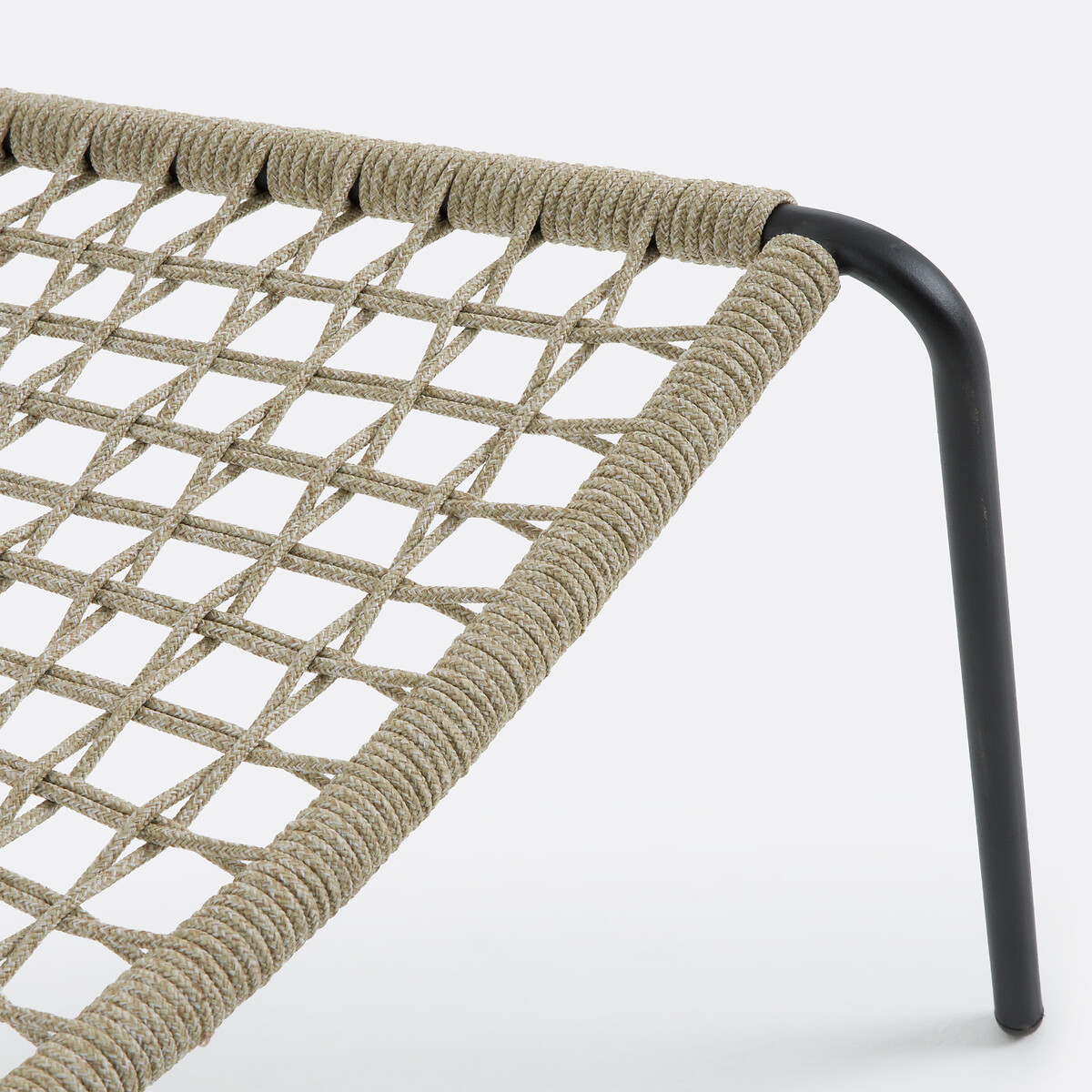 Fauteuil bas de jardin en corde tressée, MASIX naturel, LA REDOUTE INTERIEURS