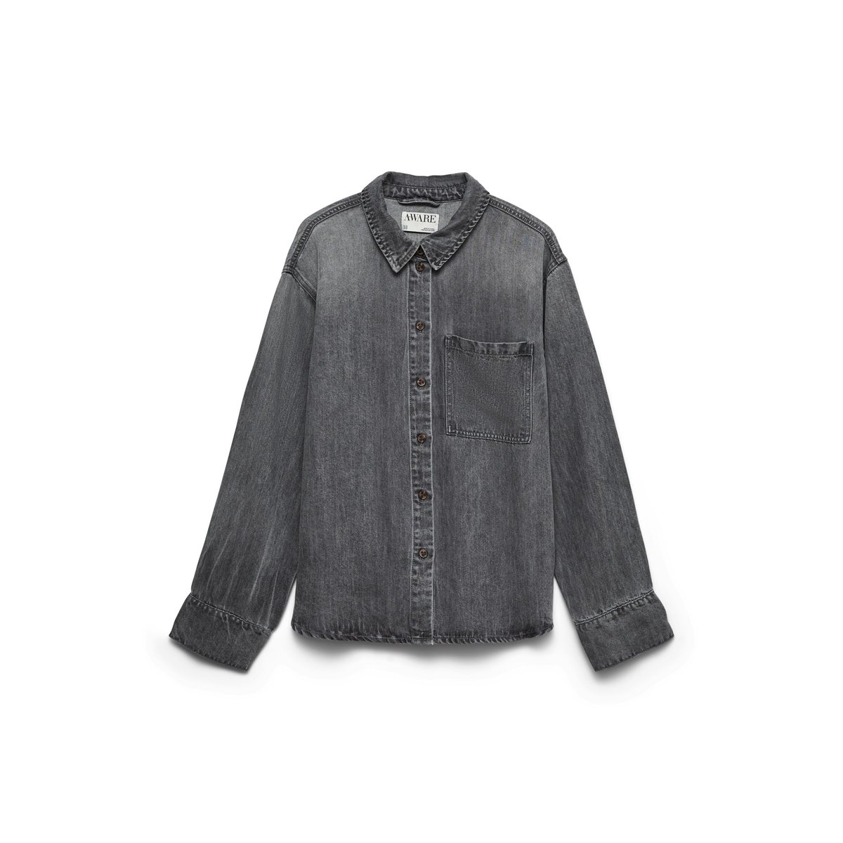 Chemise En Denim medium grey denim, VERO MODA