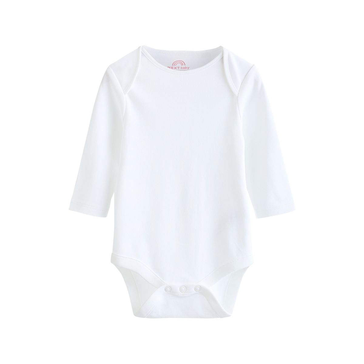 Body manches longues bébé, lot de 7 rose/blanc, NEXT