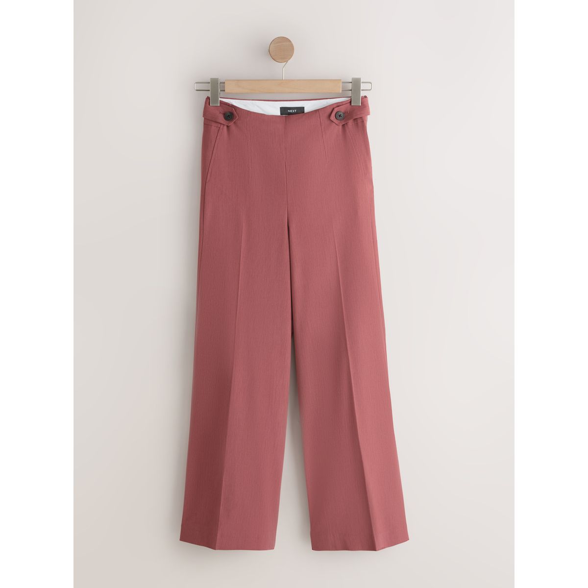 Pantalon palazzo doux au toucher terre cuite, NEXT