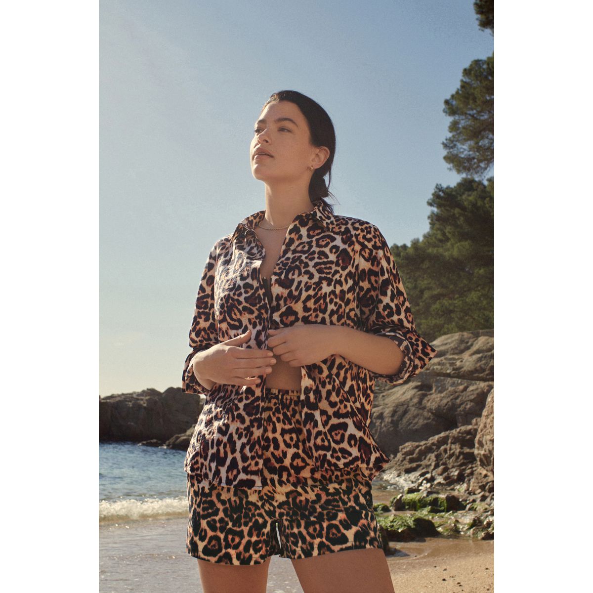 Chemise imprimée à coordonner animal, NEXT
