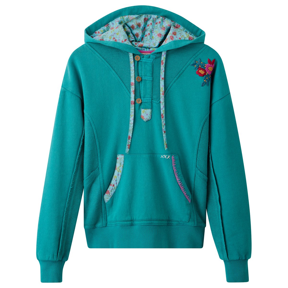 Sweat à Capuche à Broderie Florale Freya autres, JOE BROWNS
