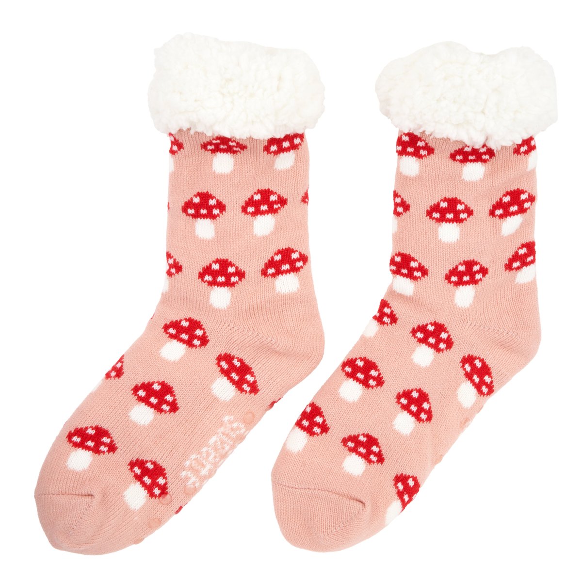 Chaussons CHAMPIGNON rose, COUCOU SUZETTE