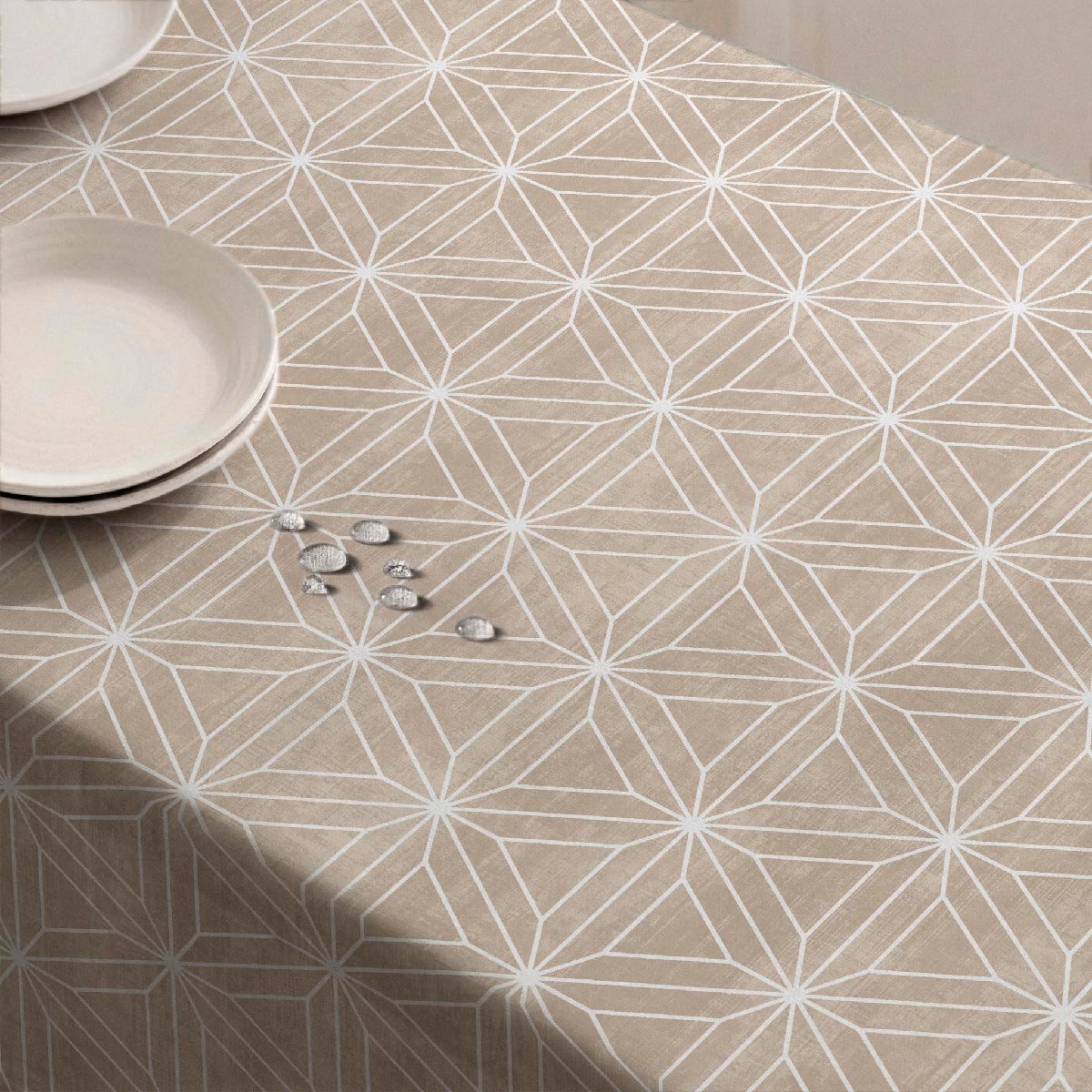 Nappe anti-taches Alston Lin - 100% coton - lin, NAF NAF HOME