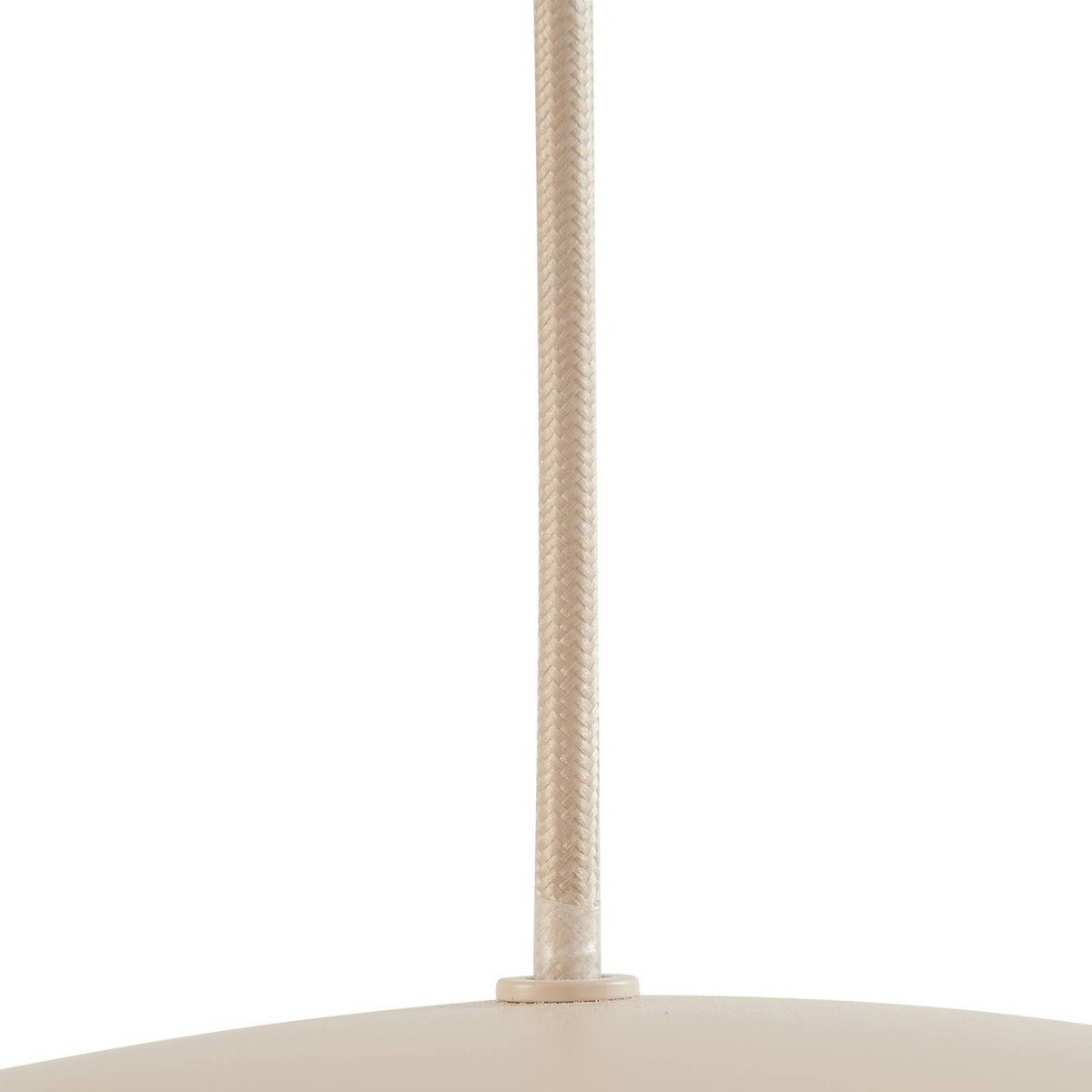 Suspension en métal scandinave, Malisa beige, blanc, LUCANDE