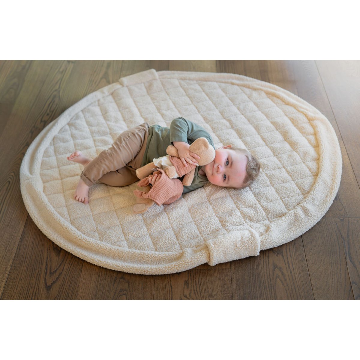 play&go - tapis d´éveil & sac - oak teddy beige, PLAY ET GO