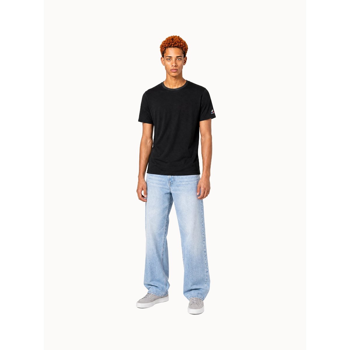 T-shirt black, LE COQ SPORTIF