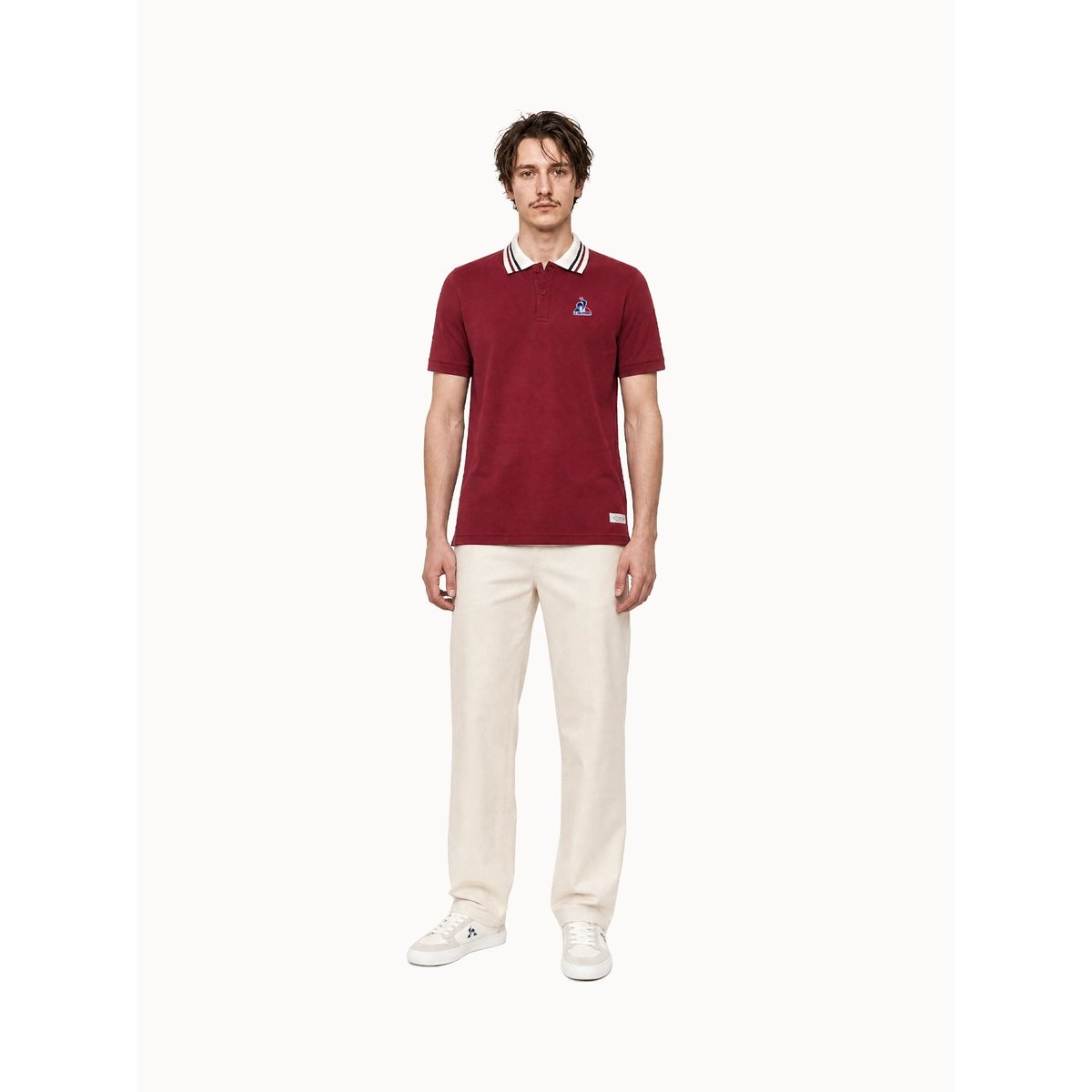 Polo Tricolore rio red, LE COQ SPORTIF
