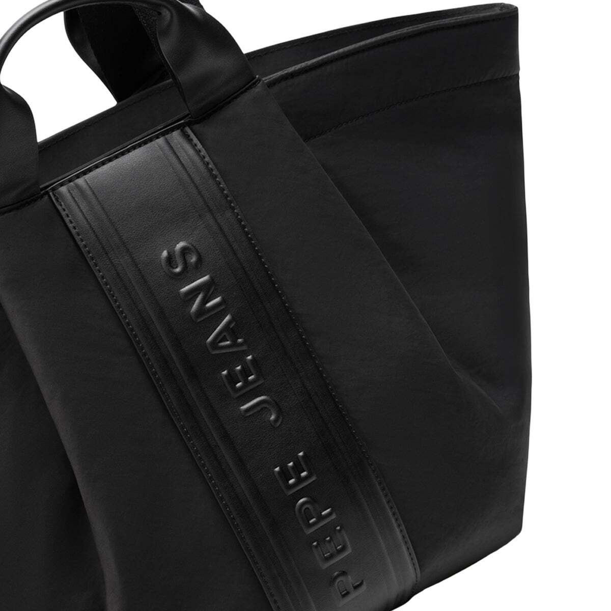 Sac Shopper Avec Fermeture Éclair noir, PEPE JEANS