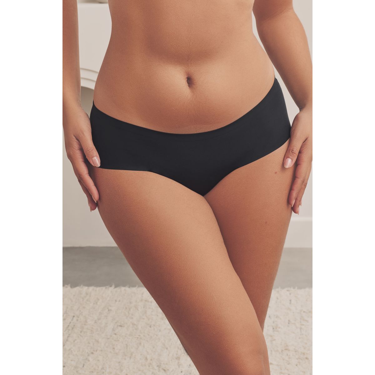 Culotte invisible confortable, lot de 3 noir, NEXT