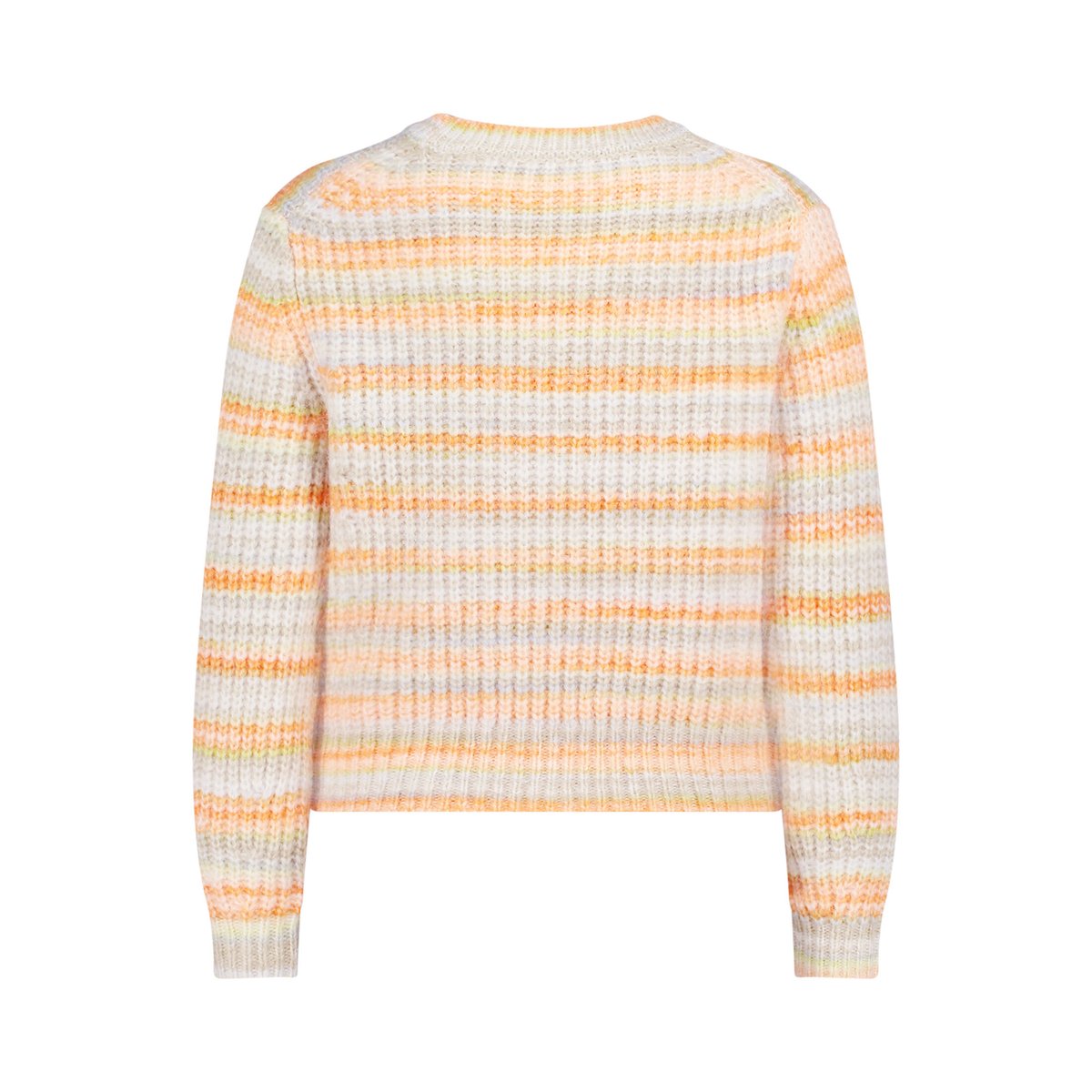 Pull-over en maille à teneur en fil fantaisie cream/orange, BETTY & CO