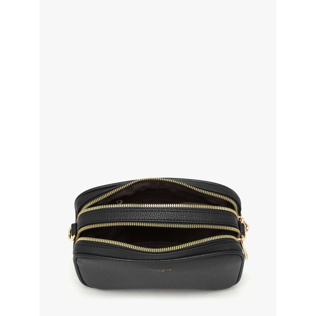 Sac bandoulière Grained noir, MINIPRIX
