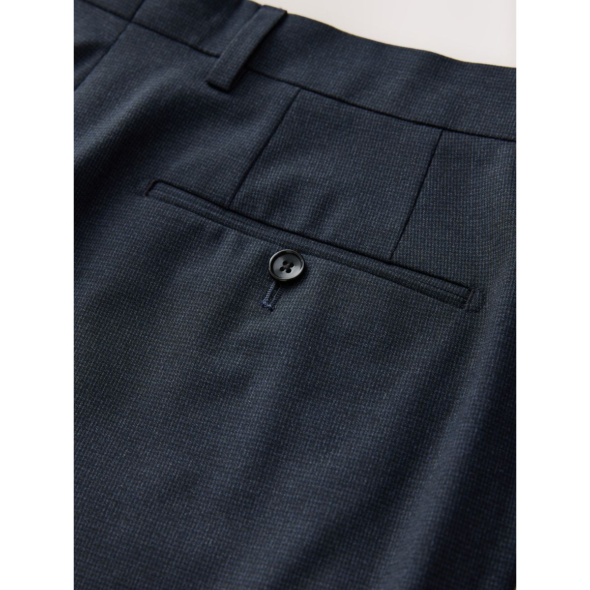 Pantalon de costume motionflex pied-de-poule bleu marine, NEXT