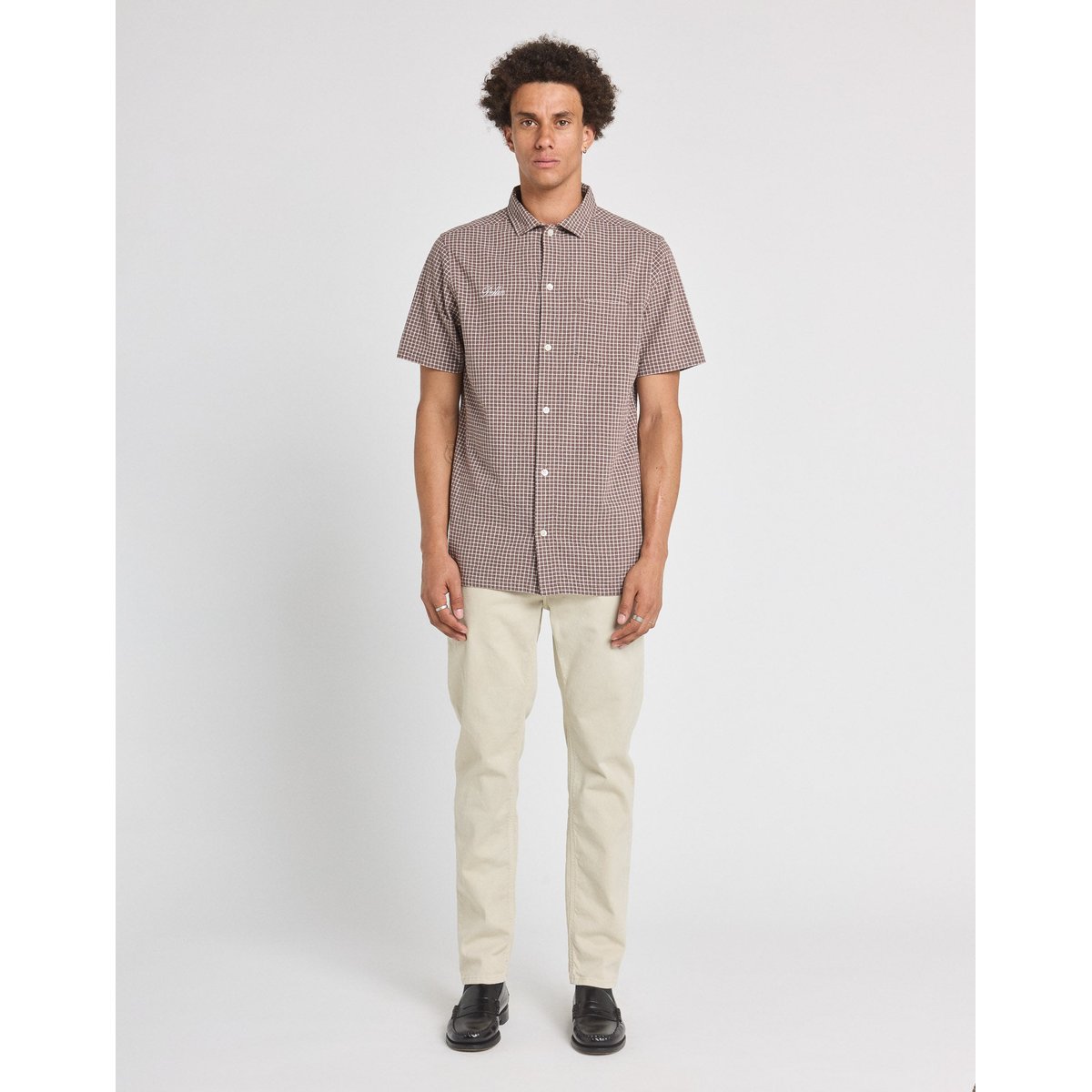 CHEMISE BROWNVICHY marron, PULLIN