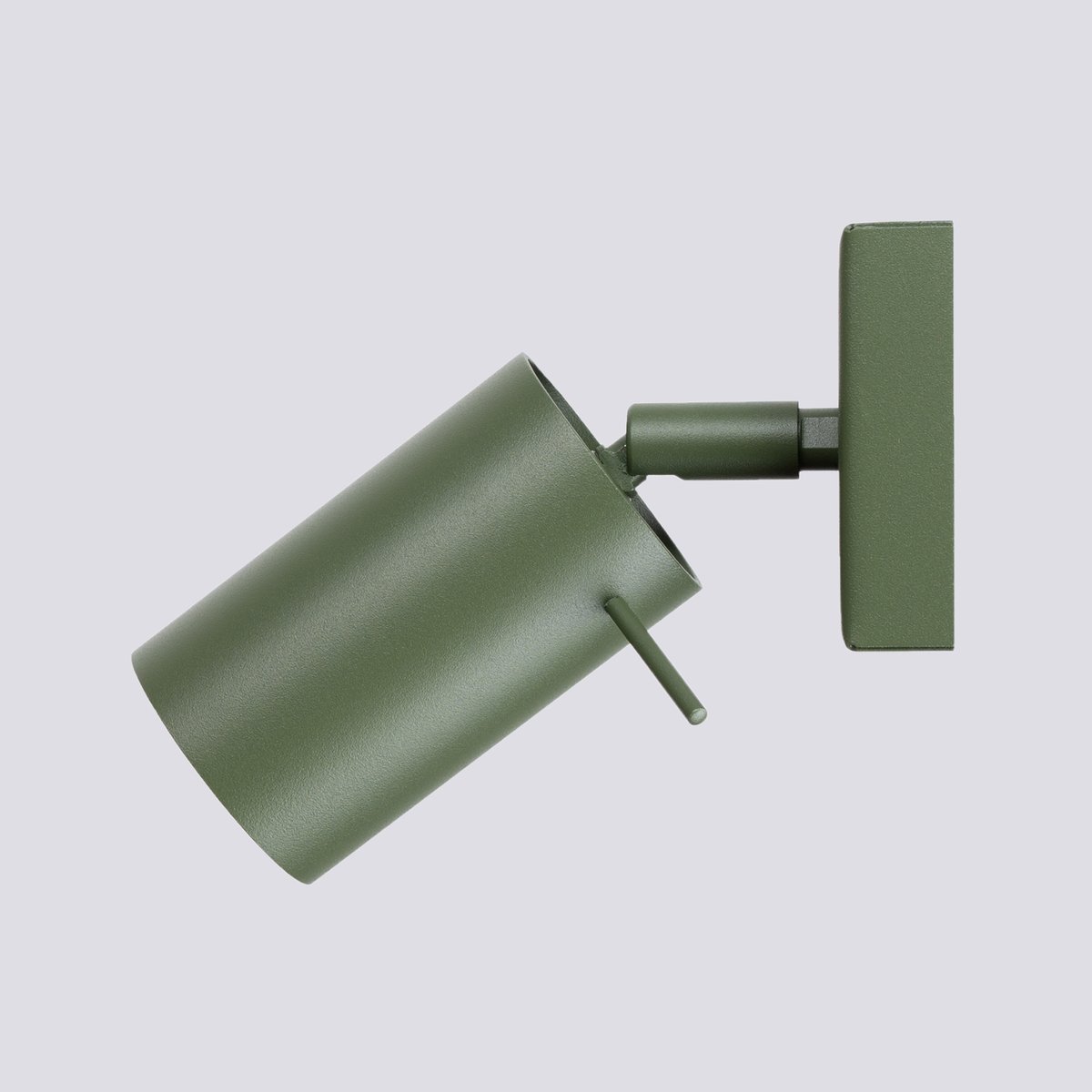 Applique Acier Vert Olive GU10 1 Ring vert, EDEN