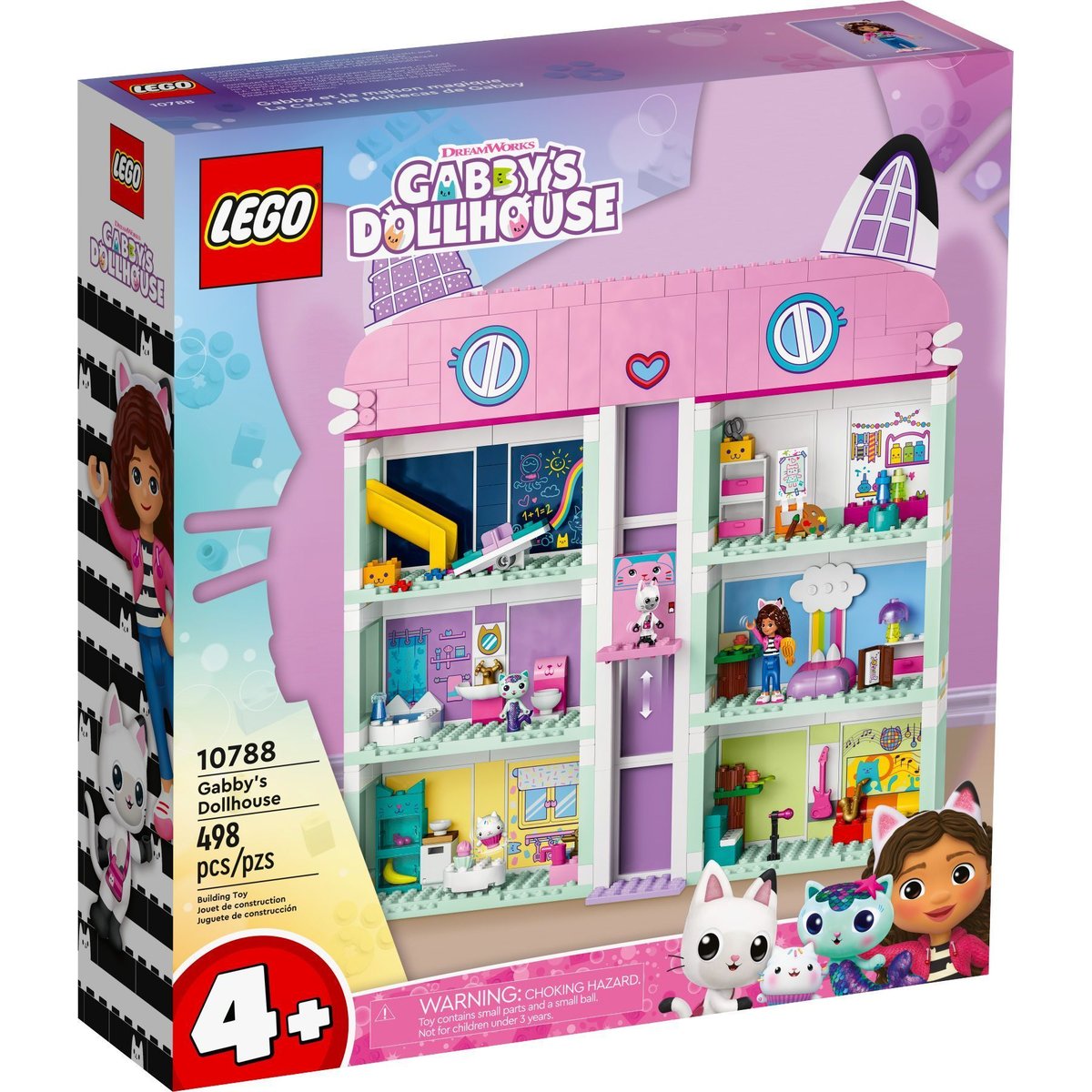 LEGO Gabby's Dollhouse - La maison magique de Gabby - 10788 multicolore, LEGO