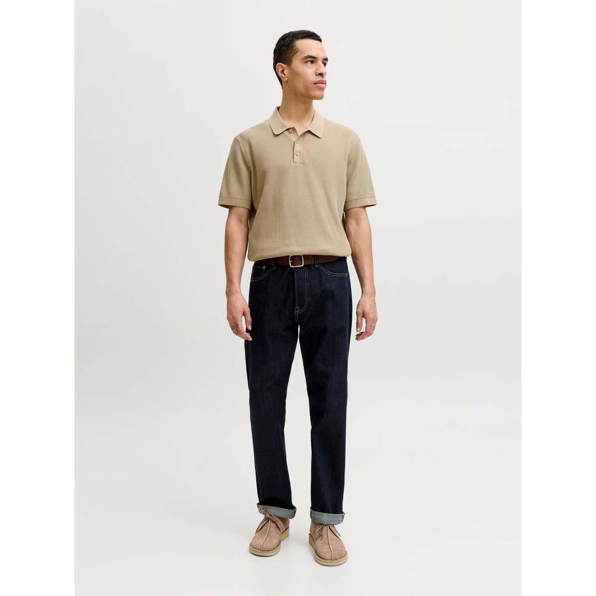 Polo Tricoté grise - crockery 1, JACK & JONES