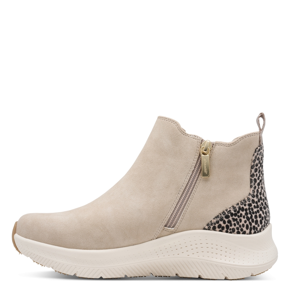 Bottine Chelsea comfort weite marron cuoio cuir, TAMARIS