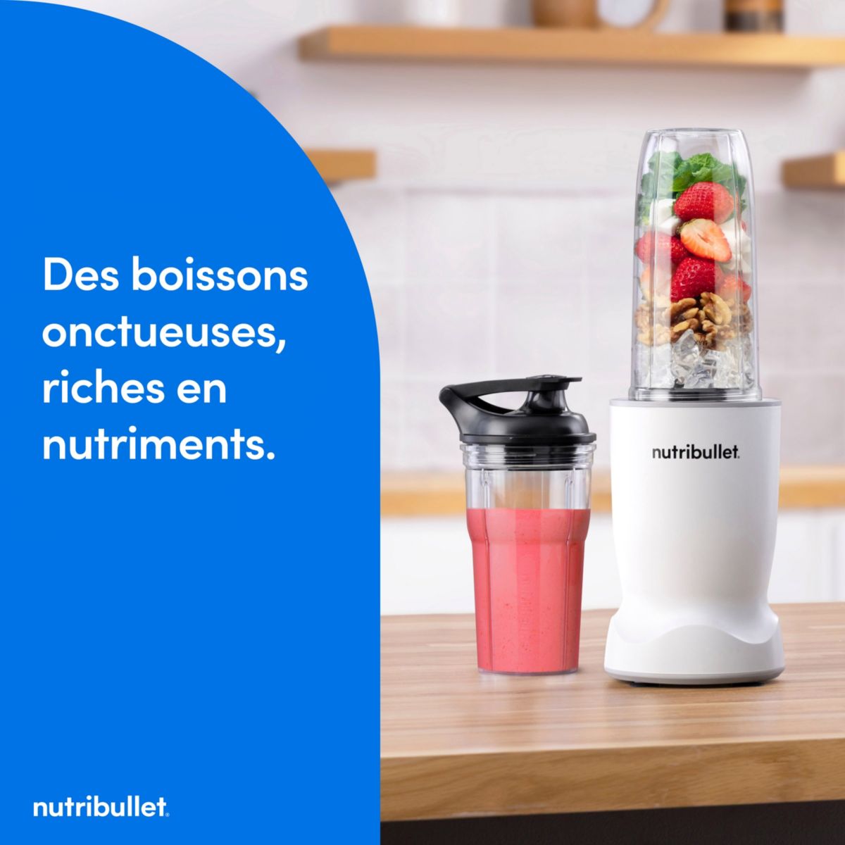Blender TURBO NBT1006MW couleur unique, NUTRIBULLET