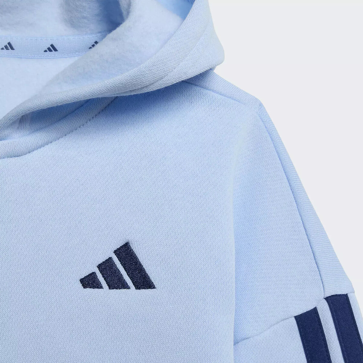 Ensemble en molleton, 3 bandes, ESSENTIALS bleu/gris, ADIDAS SPORTSWEAR