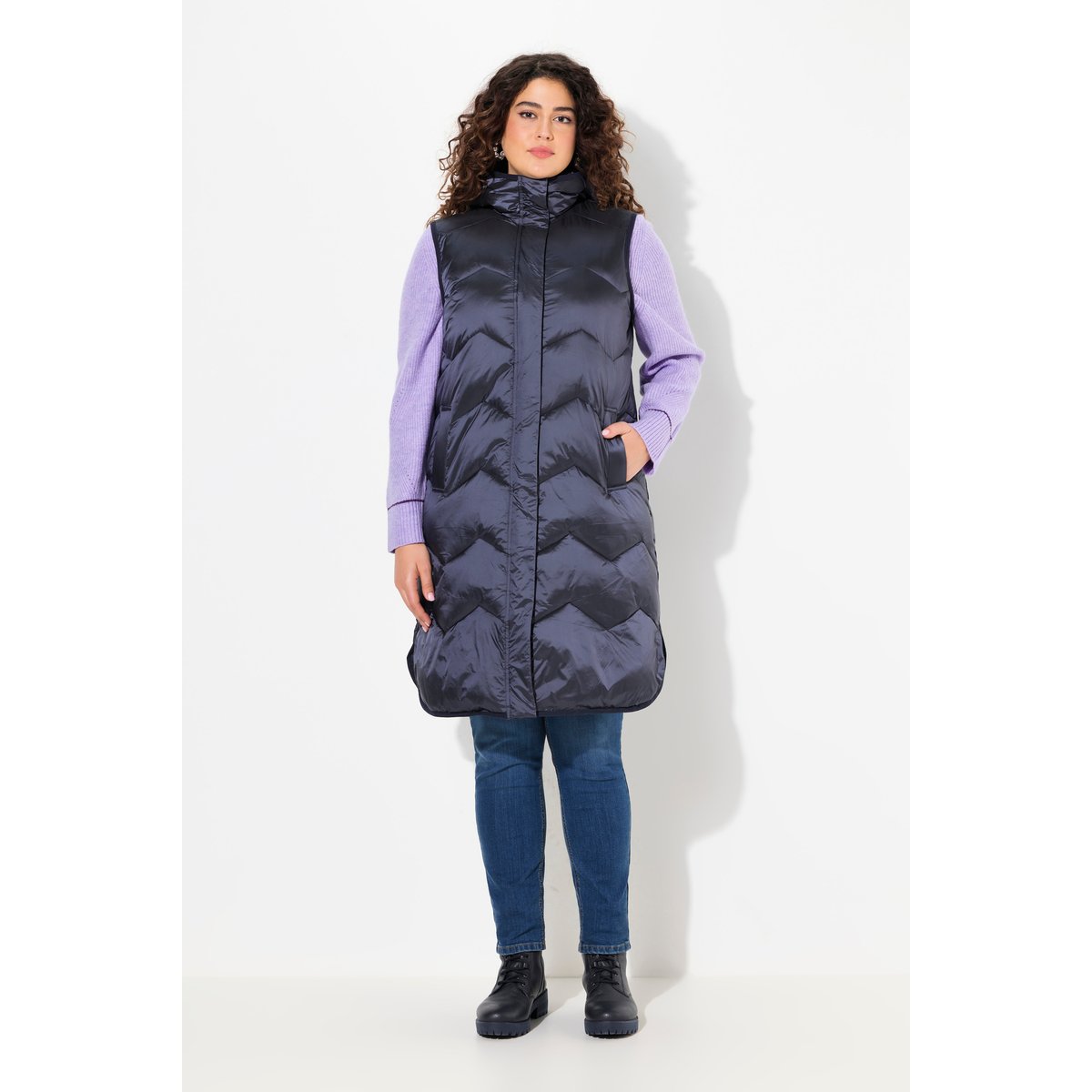 Gilet technique matelassé HYPRAR bleu nuit, ULLA POPKEN