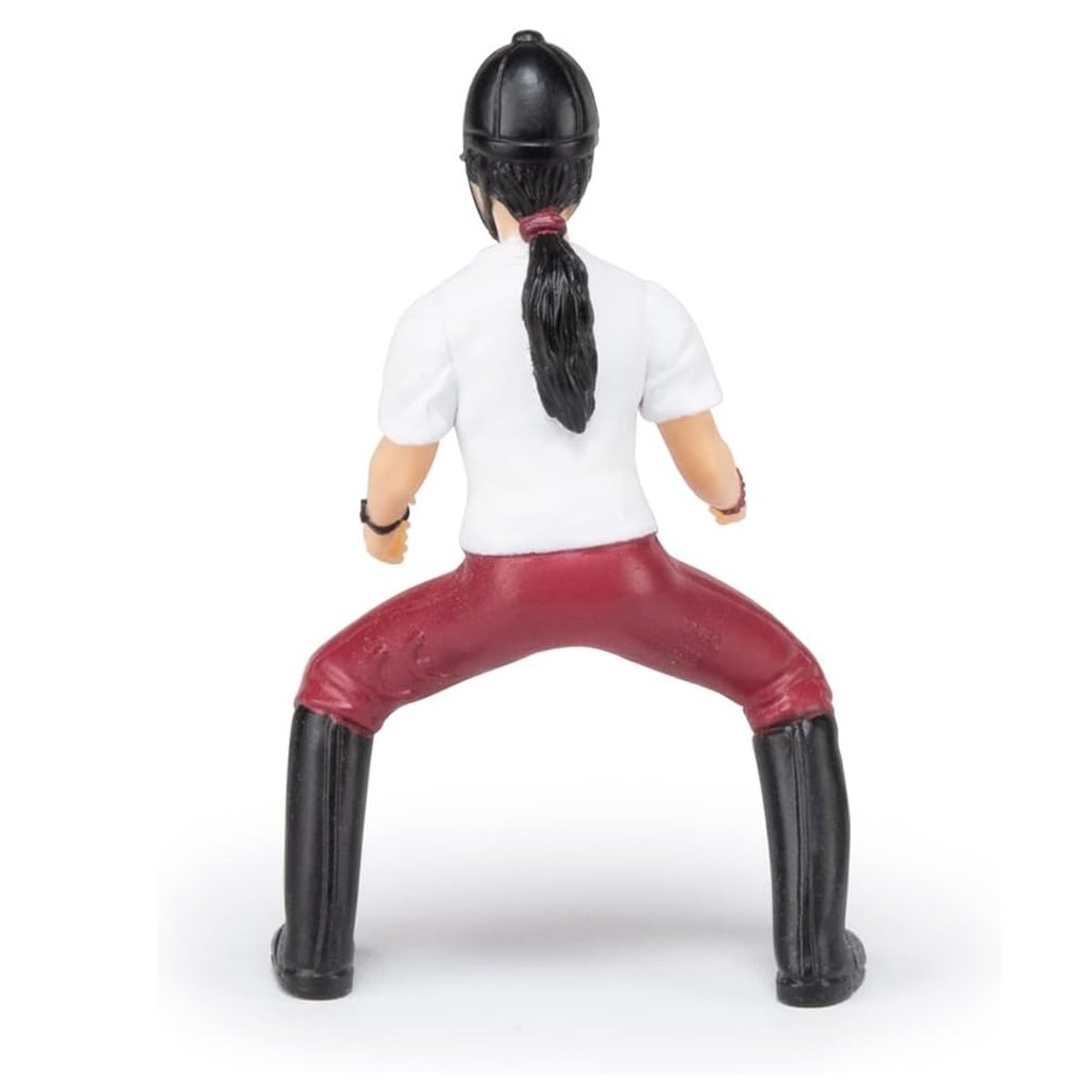 Figurine Jeune cavalière rouge, PAPO