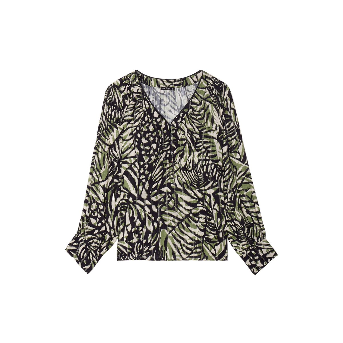 Blouse manches longues vert, BREAL