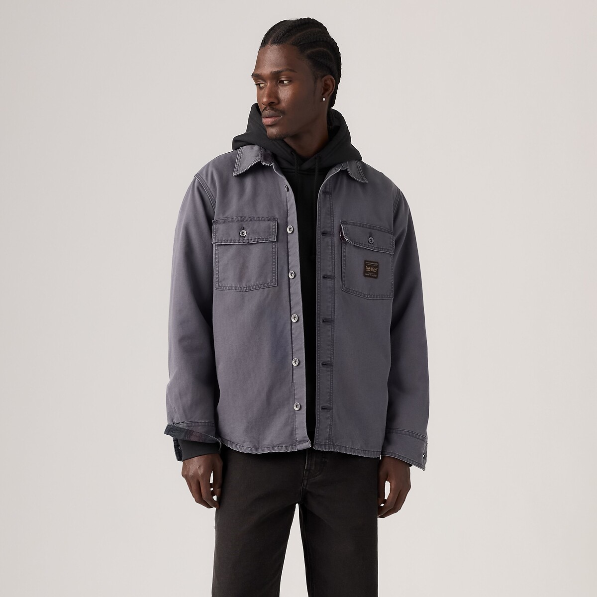 Giacca a camicia grigio scuro, LEVI'S