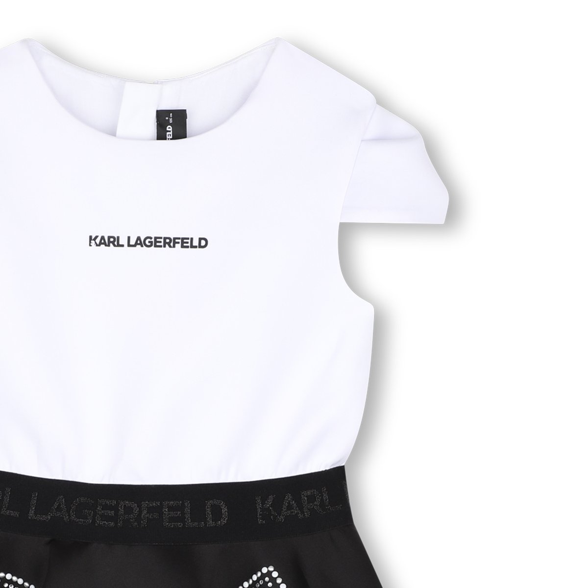 Robe de cérémonie noir blanc, KARL LAGERFELD KIDS