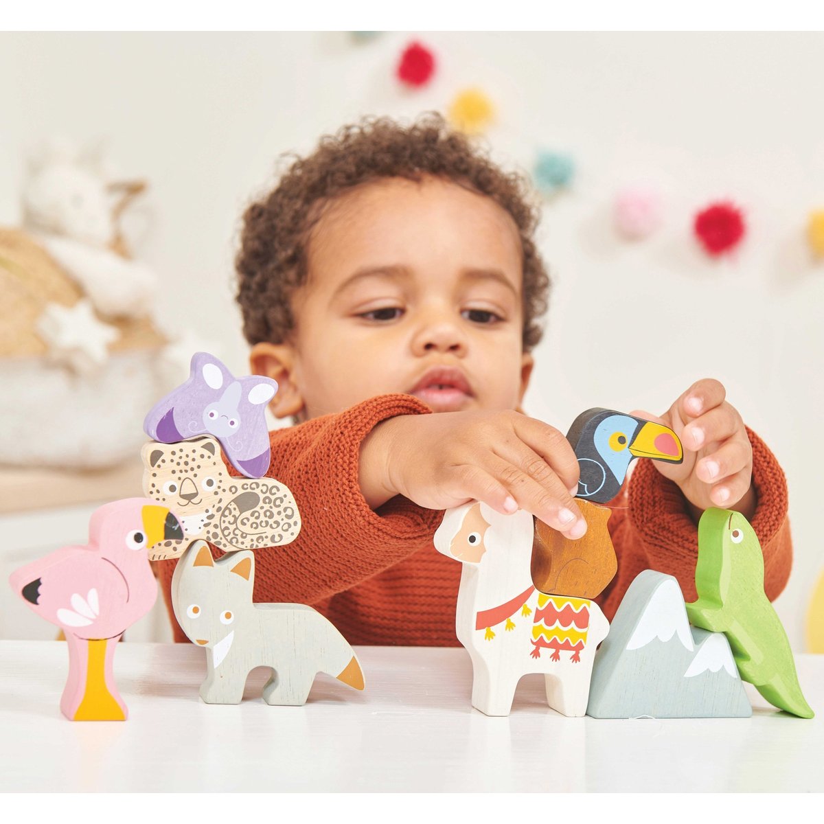 Les animaux des Andes blanc, LE TOY VAN