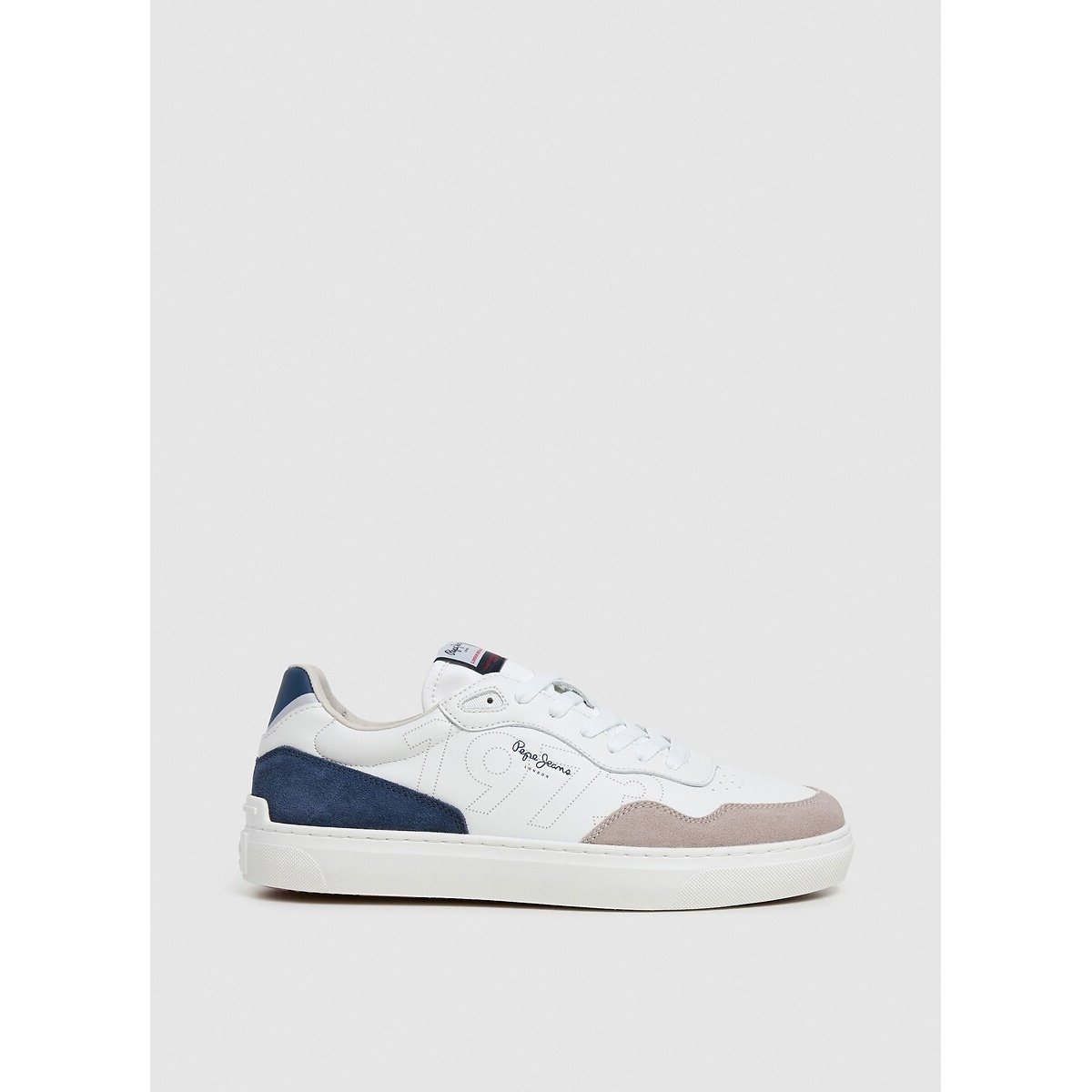 Baskets Camden Urban blanc/bleu, PEPE JEANS