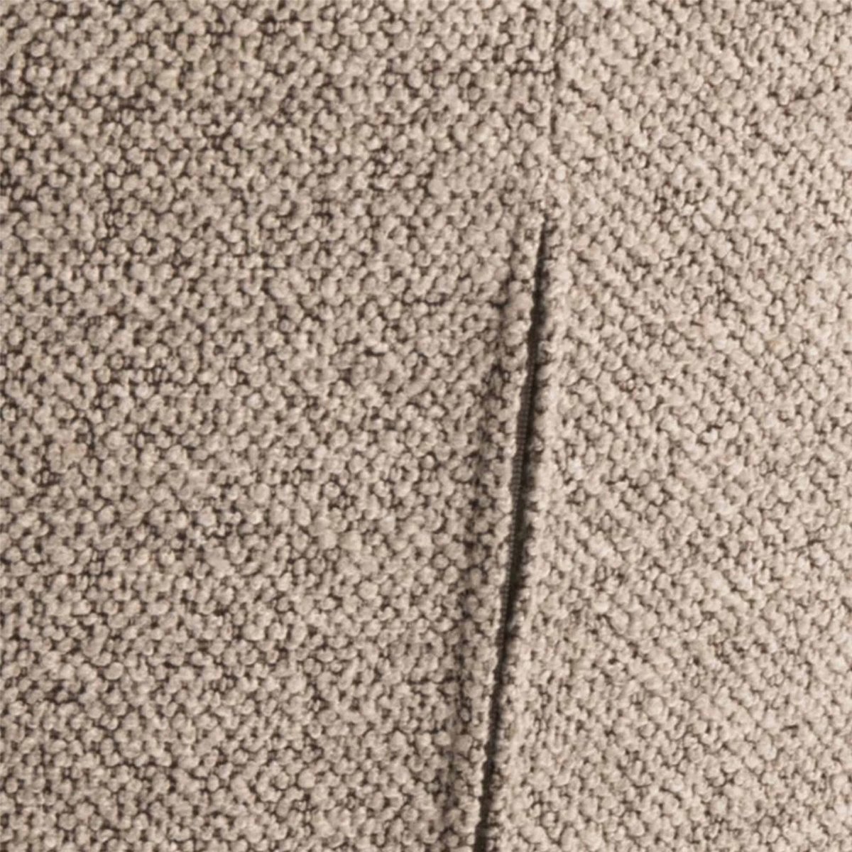 Chaise en tissu bouclé, Pieds métal, Collection CH beige chiné, RECOLLECTION