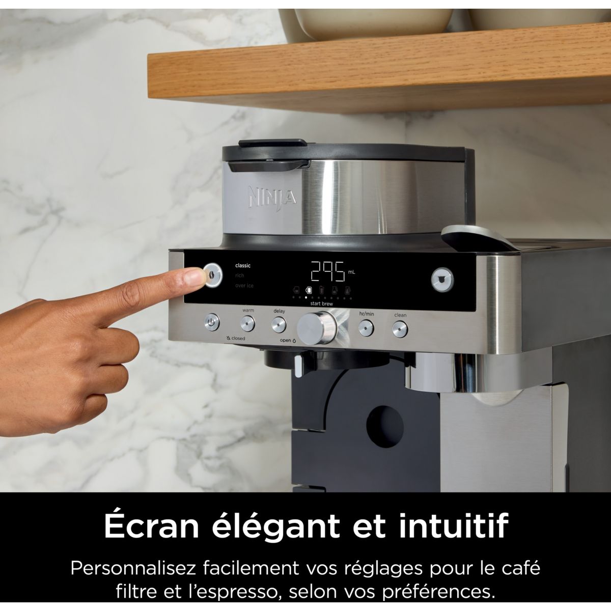 Cafetière filtre et capsules avec mousseur intégré CFN803EU couleur unique, NINJA