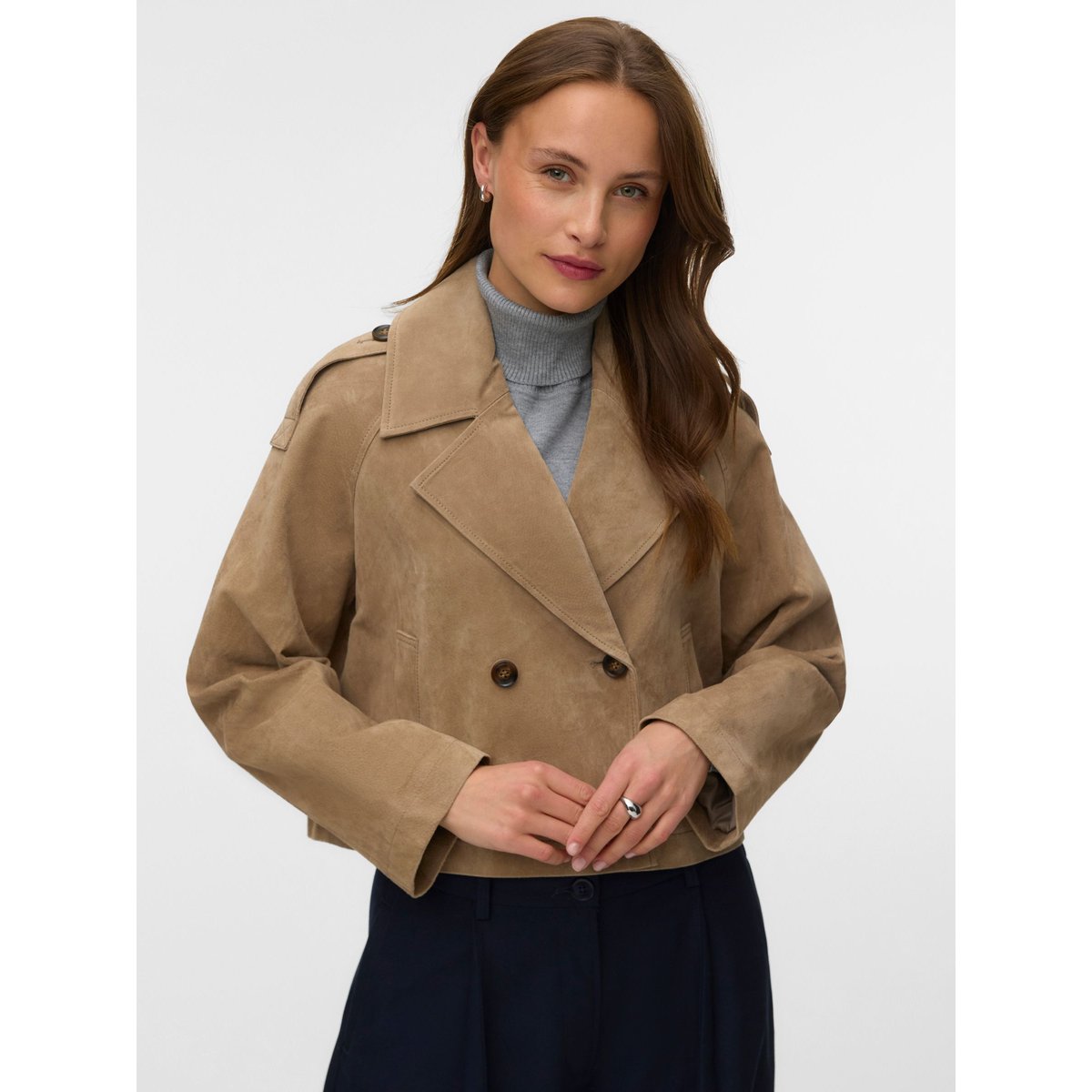 Veste En Daim fossil 1, VERO MODA