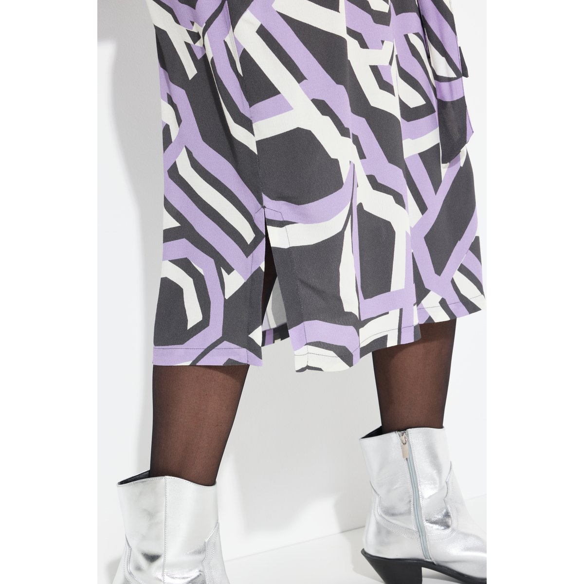 Robe à col tunisien asphalte, ULLA POPKEN