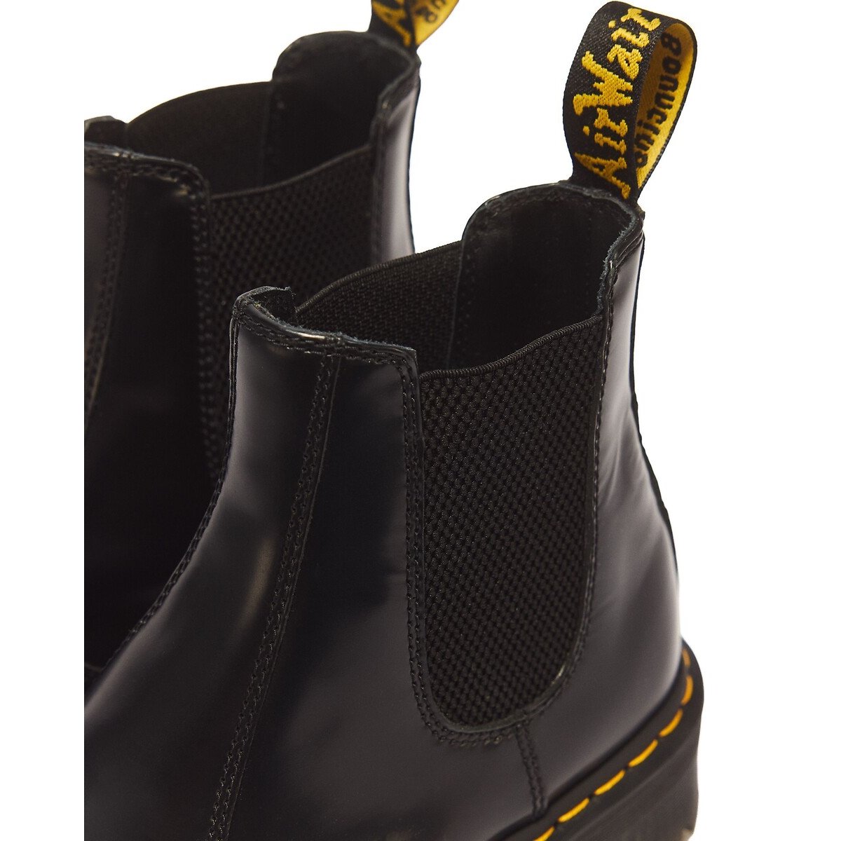 Bottines chelsea à plateforme 2976 Quad noir, DR. MARTENS