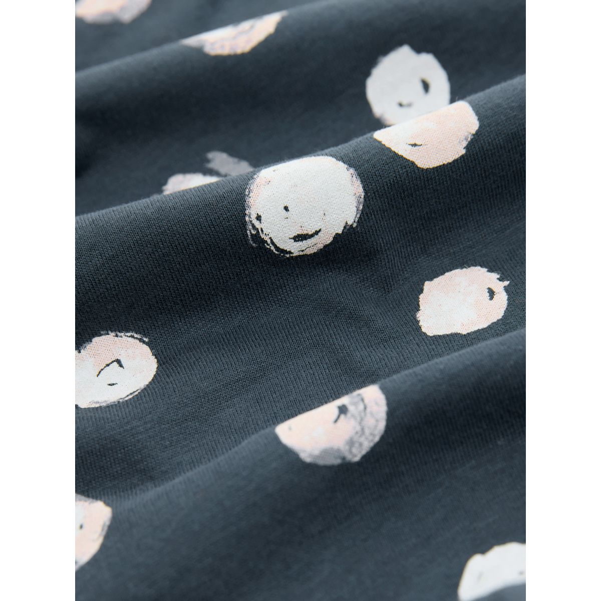 Pyjama à manches longues bleu marine à pois, NEXT