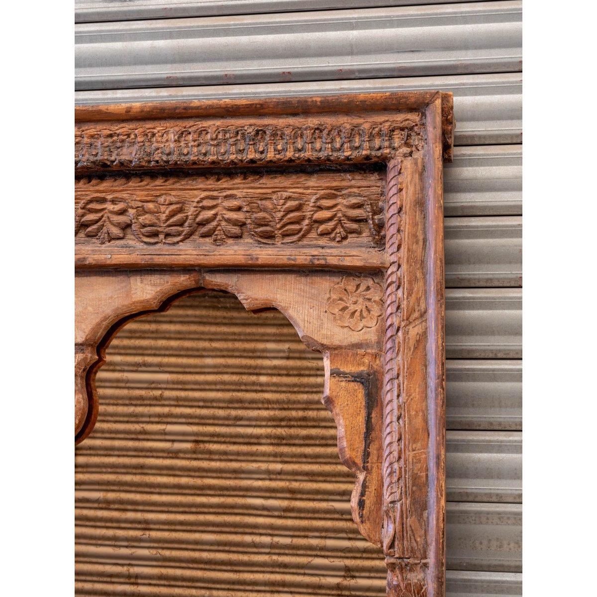 Grand miroir en bois Georges N°1307 - Bon état bois foncé, DEBONGOUT