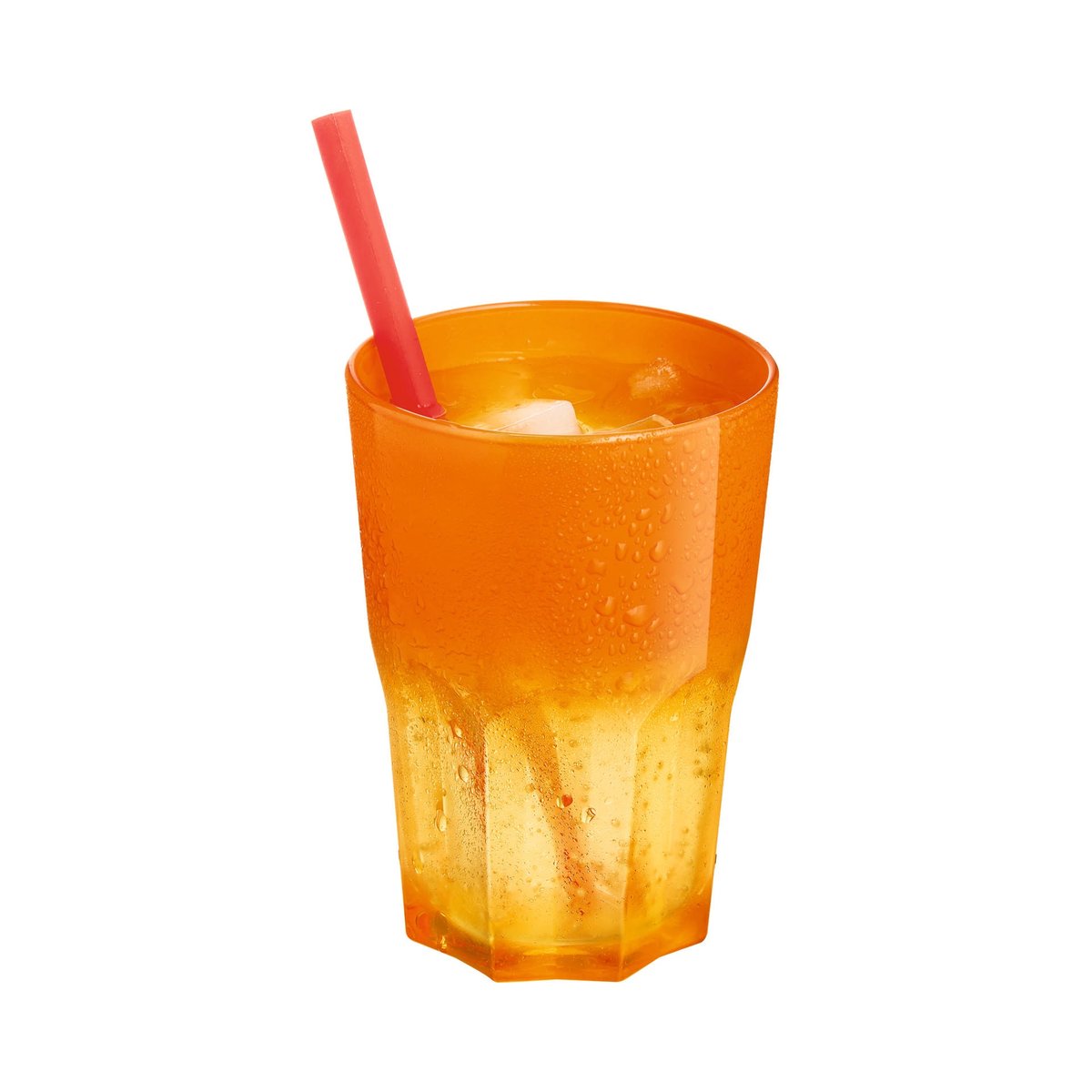 6 verres à eau 40 cl oranges -SUMMER POP orange, LUMINARC