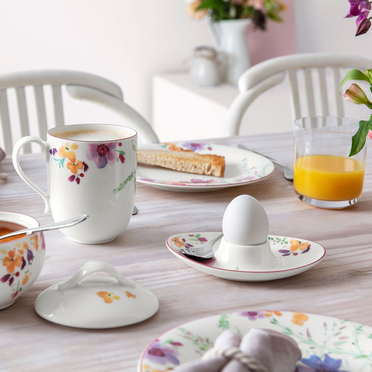 Coquetier MARIEFLEUR multicolore, VILLEROY & BOCH