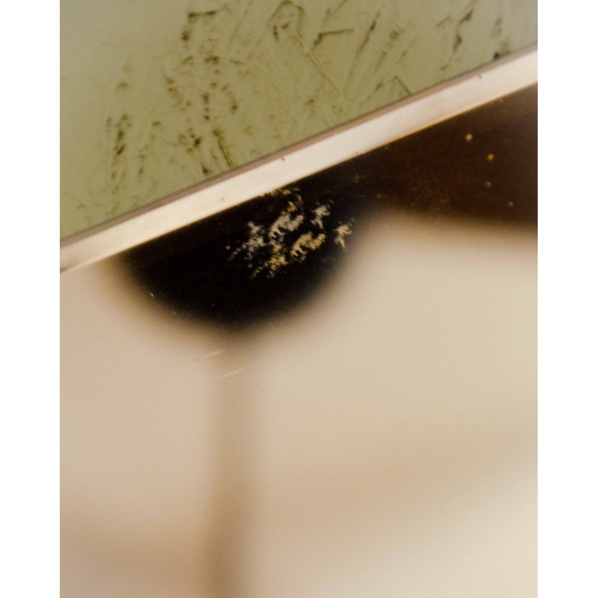 Grand miroir fumé Igor N°1157 - Bon état miroir, DEBONGOUT