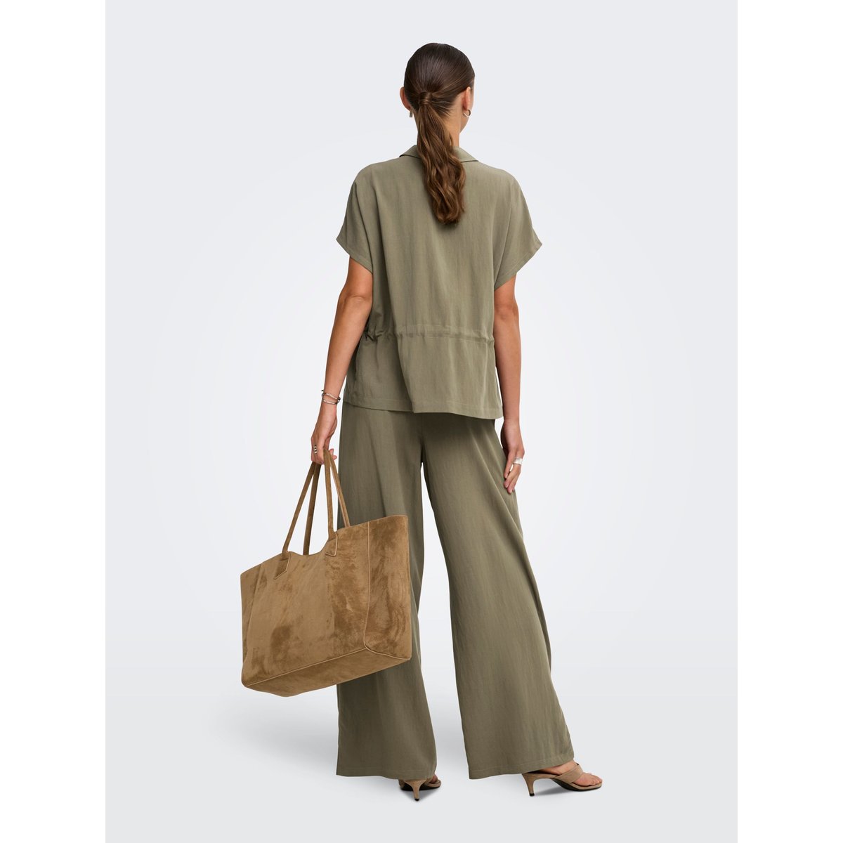 Pantalon À Jambe Large marron - shitake, JDY